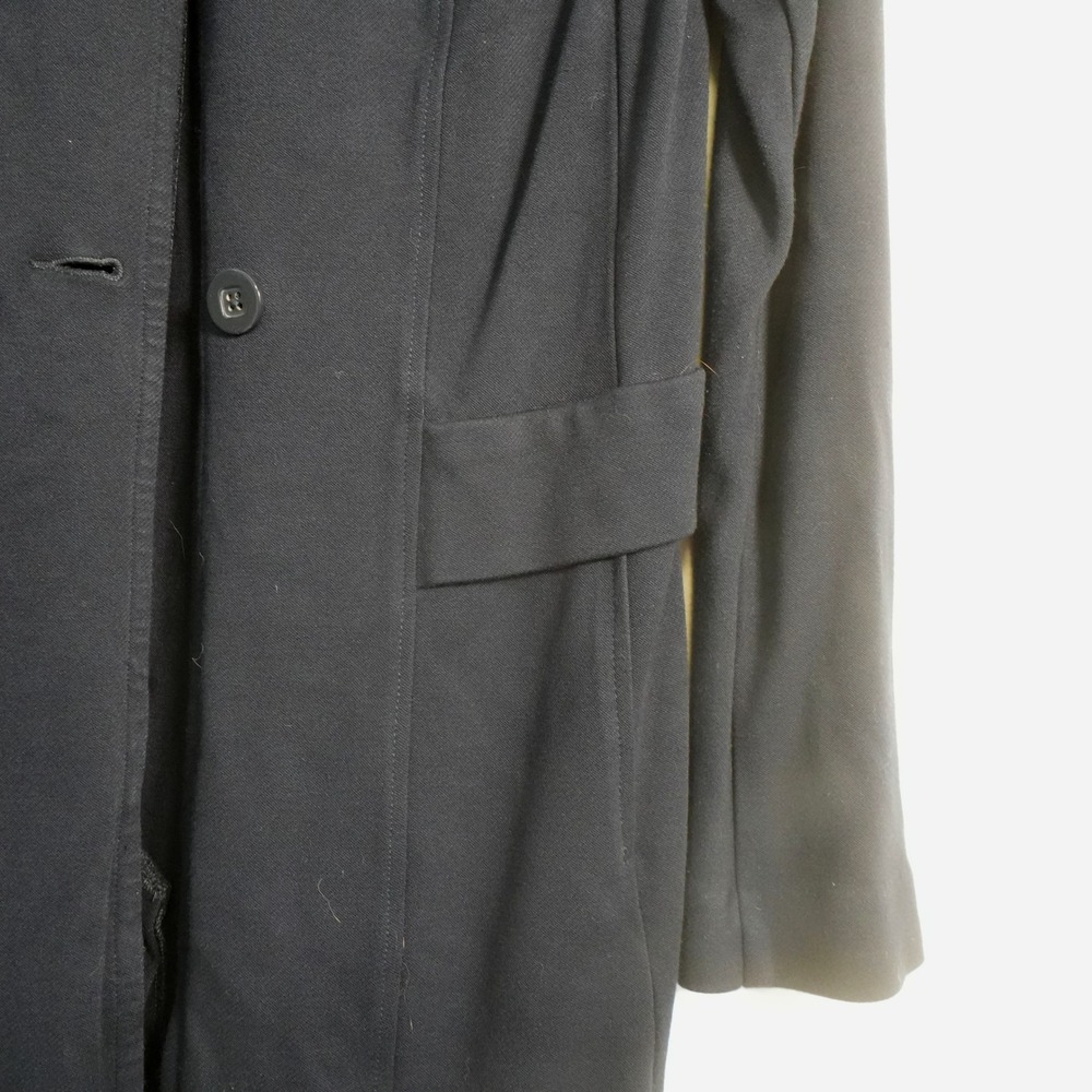 Cabi Longline Knit Blazer Womens Medium Navy Blue 5093 Collarless Career Jacket - Picture 8 of 13